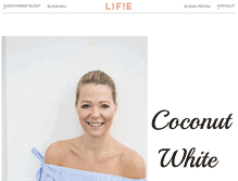 Tablet Screenshot of coconutwhite.com